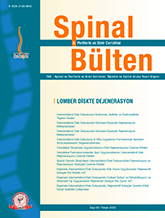 Spinal ve Periferik Sinir Cerrahisi Bülteni